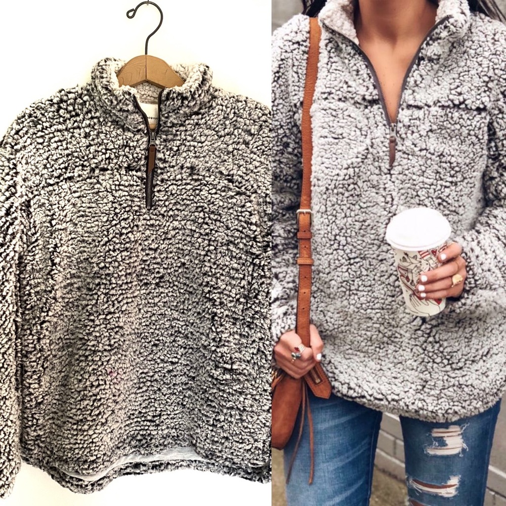 Thread & Supply Wubby Fleece Sherpa Pull Over!